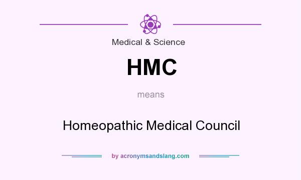 What does HMC mean? It stands for Homeopathic Medical Council