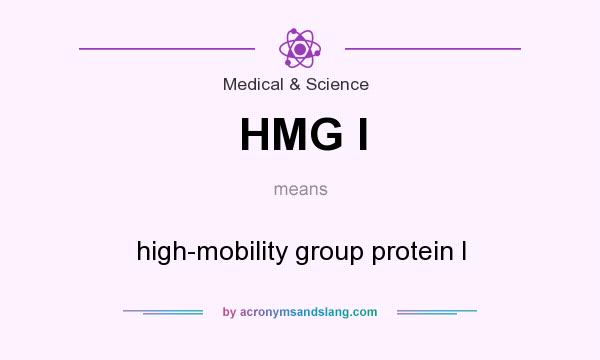 What does HMG I mean? It stands for high-mobility group protein I