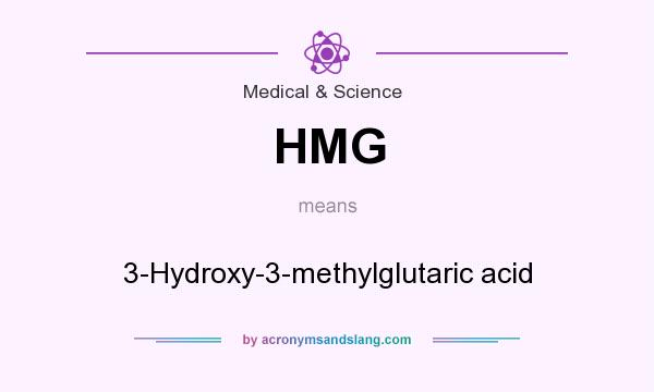 What does HMG mean? It stands for 3-Hydroxy-3-methylglutaric acid