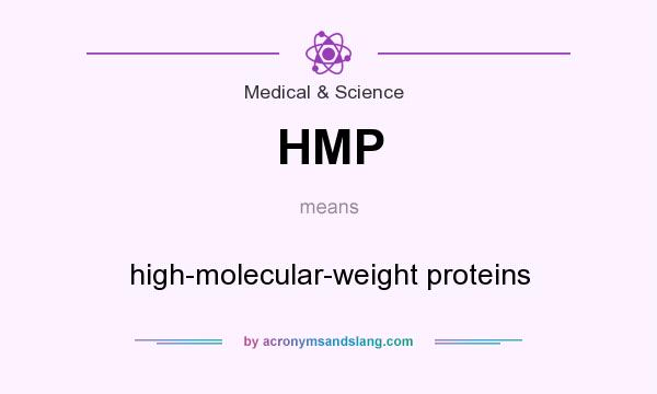 What does HMP mean? It stands for high-molecular-weight proteins