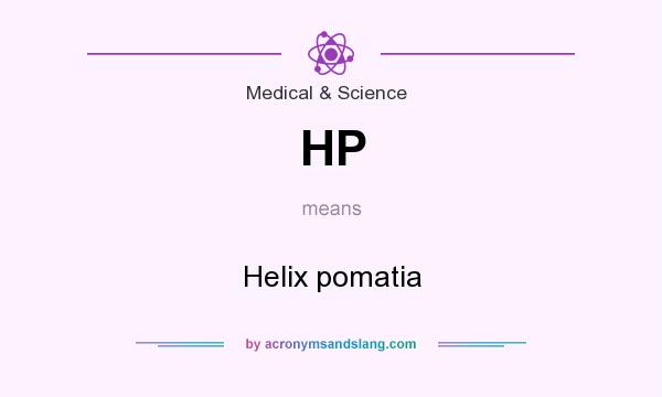 What does HP mean? It stands for Helix pomatia