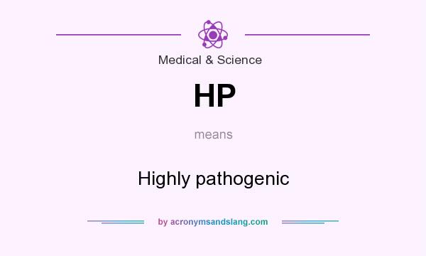 What does HP mean? It stands for Highly pathogenic
