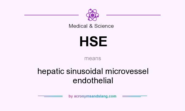 What does HSE mean? It stands for hepatic sinusoidal microvessel endothelial