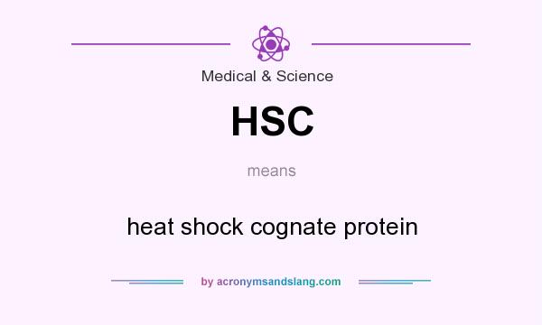 What does HSC mean? It stands for heat shock cognate protein