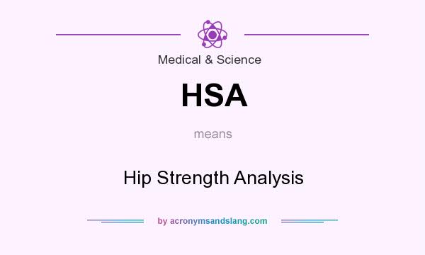What does HSA mean? It stands for Hip Strength Analysis