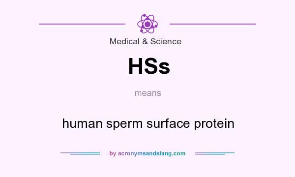 What does HSs mean? It stands for human sperm surface protein