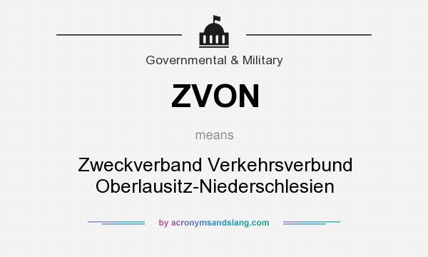 What does ZVON mean? It stands for Zweckverband Verkehrsverbund Oberlausitz-Niederschlesien