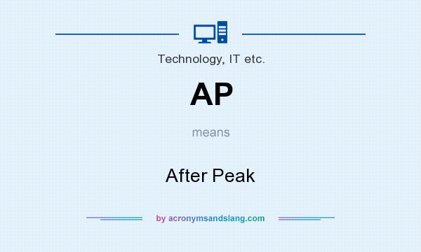 What does AP mean? It stands for After Peak