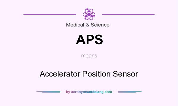What does APS mean? It stands for Accelerator Position Sensor