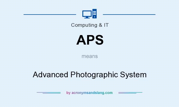 What does APS mean? It stands for Advanced Photographic System