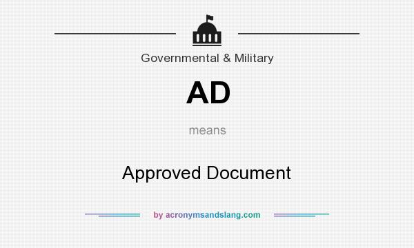 What does AD mean? It stands for Approved Document