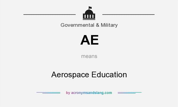 What does AE mean? It stands for Aerospace Education