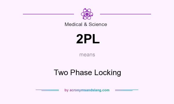 What does 2PL mean? It stands for Two Phase Locking