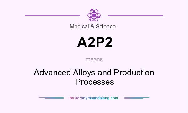 What does A2P2 mean? It stands for Advanced Alloys and Production Processes