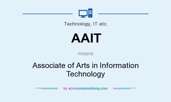 What does AAIT mean? It stands for Associate of Arts in Information Technology