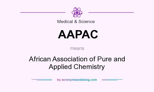 What does AAPAC mean? It stands for African Association of Pure and Applied Chemistry