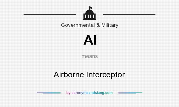 What does AI mean? It stands for Airborne Interceptor