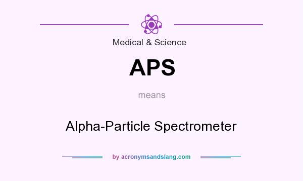 What does APS mean? It stands for Alpha-Particle Spectrometer
