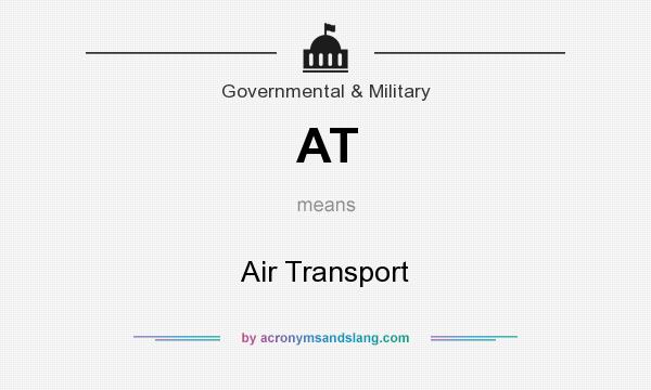 What does AT mean? It stands for Air Transport
