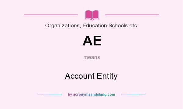 What does AE mean? It stands for Account Entity
