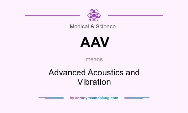 What does AAV mean? It stands for Advanced Acoustics and Vibration