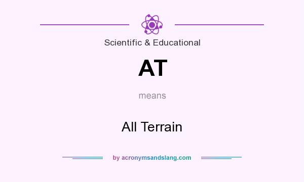 What does AT mean? It stands for All Terrain
