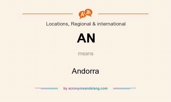 What does AN mean? It stands for Andorra