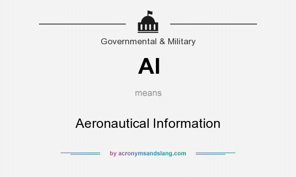 What does AI mean? It stands for Aeronautical Information