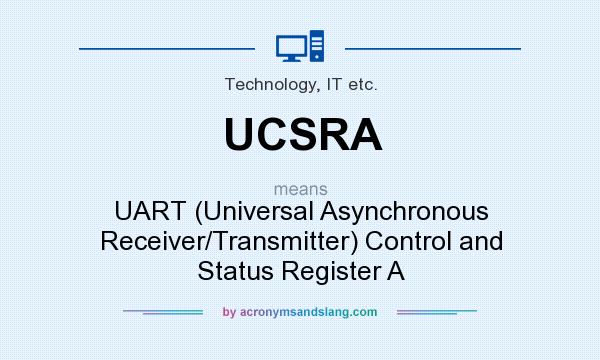What does UCSRA mean? It stands for UART (Universal Asynchronous Receiver/Transmitter) Control and Status Register A