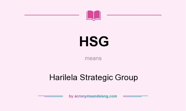 What does HSG mean? It stands for Harilela Strategic Group
