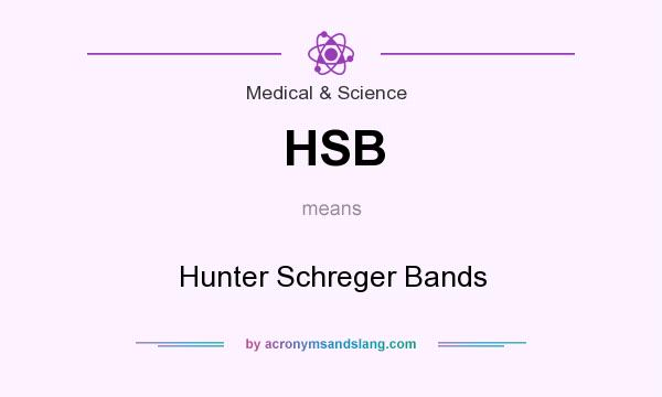 What does HSB mean? It stands for Hunter Schreger Bands