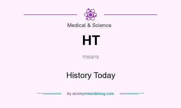 What does HT mean? It stands for History Today