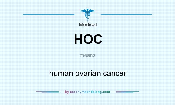 What does HOC mean? It stands for human ovarian cancer
