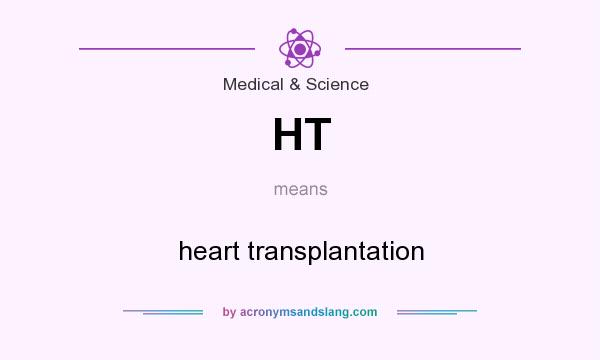 What does HT mean? It stands for heart transplantation