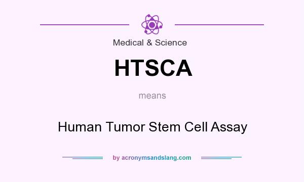 What does HTSCA mean? It stands for Human Tumor Stem Cell Assay