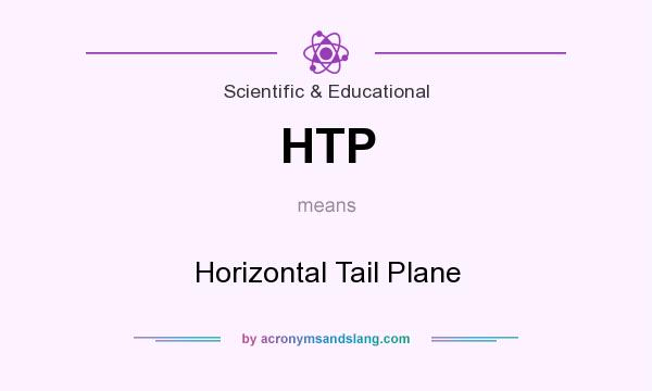What does HTP mean? It stands for Horizontal Tail Plane