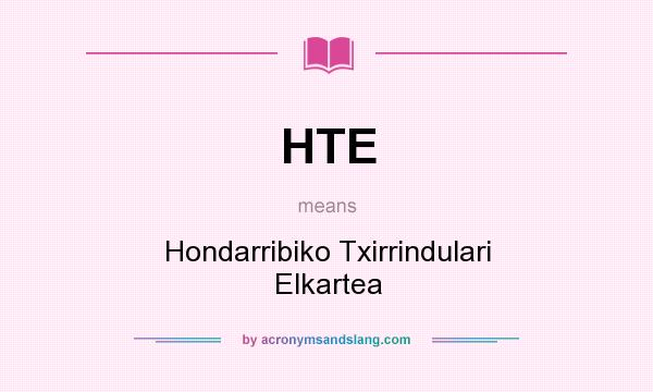 What does HTE mean? It stands for Hondarribiko Txirrindulari Elkartea