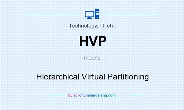What does HVP mean? It stands for Hierarchical Virtual Partitioning