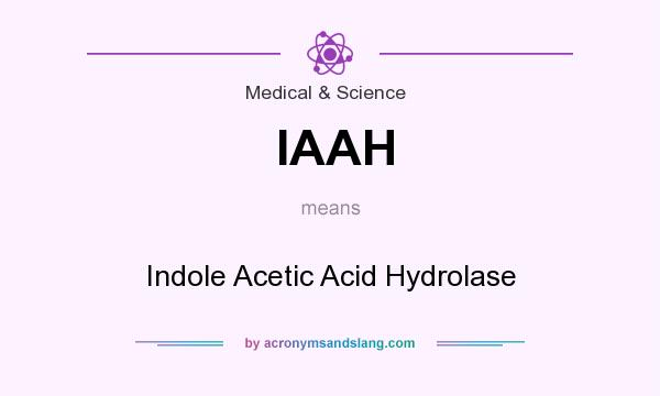 What does IAAH mean? It stands for Indole Acetic Acid Hydrolase