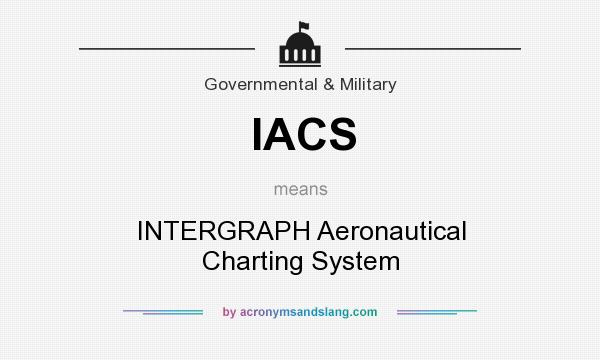 What does IACS mean? It stands for INTERGRAPH Aeronautical Charting System