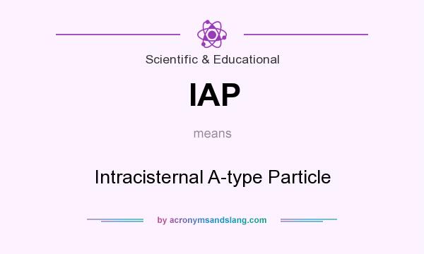 What does IAP mean? It stands for Intracisternal A-type Particle