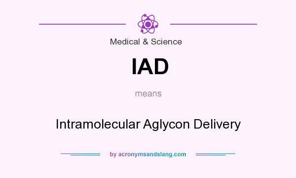 What does IAD mean? It stands for Intramolecular Aglycon Delivery