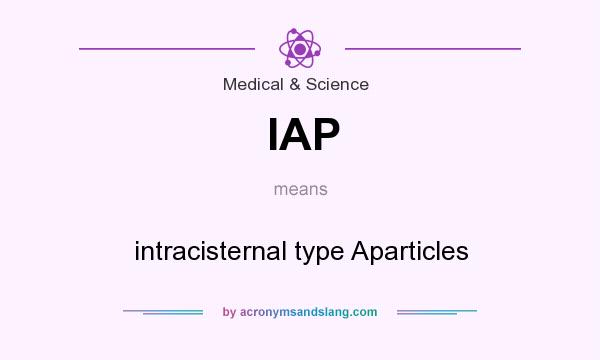 What does IAP mean? It stands for intracisternal type Aparticles