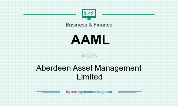 What does AAML mean? It stands for Aberdeen Asset Management Limited