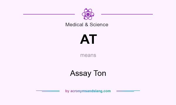 What does AT mean? It stands for Assay Ton