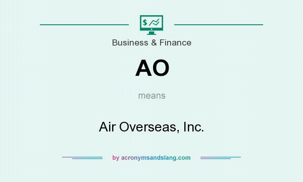What does AO mean? It stands for Air Overseas, Inc.