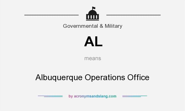 What does AL mean? It stands for Albuquerque Operations Office
