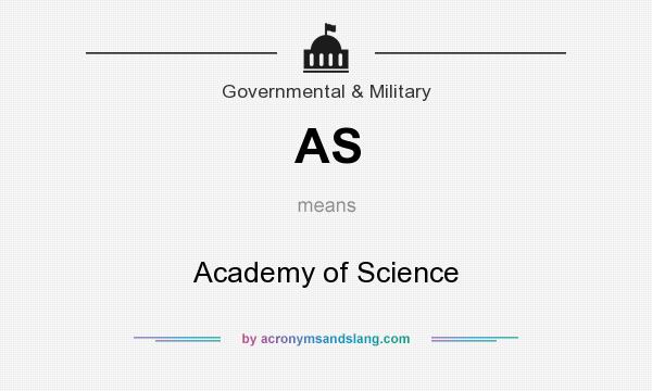 What does AS mean? It stands for Academy of Science
