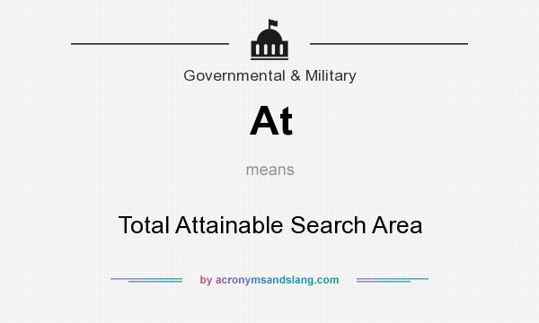 What does At mean? It stands for Total Attainable Search Area