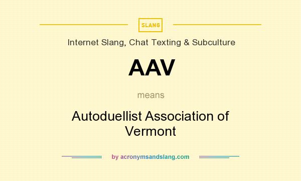 What does AAV mean? It stands for Autoduellist Association of Vermont